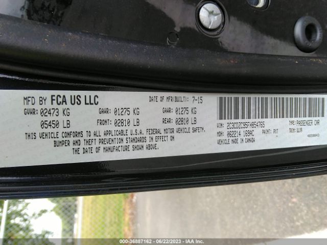 2C3CDZC95FH854765 Dodge Challenger