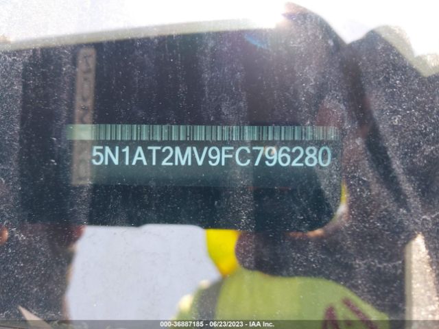 5N1AT2MV9FC796280 Nissan ROGUE SV