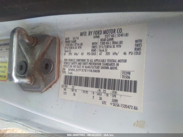 NM0LS7FX7E1163909 Ford Transit Connect Xlt
