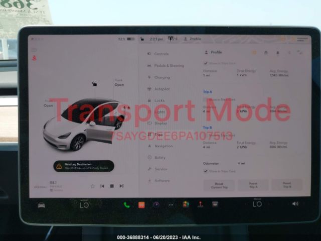 7SAYGDEE6PA107513 Tesla Model Y Long Range