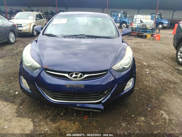 2012 HYUNDAI ELANTRA GLS VIN: 5NPDH4AE6CH082724