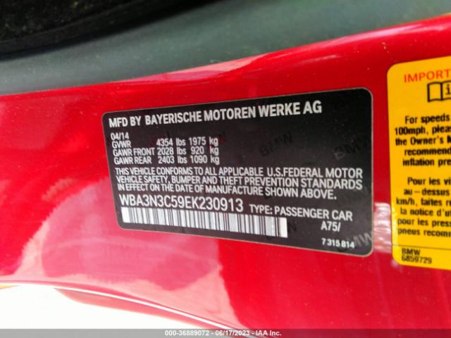 WBA3N3C59EK230913 BMW 4 Series 428i