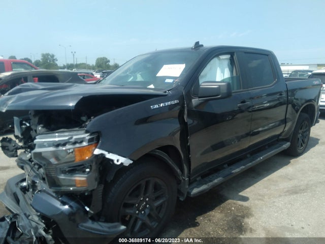Chevrolet Silverado 1500 Custom 2022 1GCPDBEK6NZ634036 Image 2