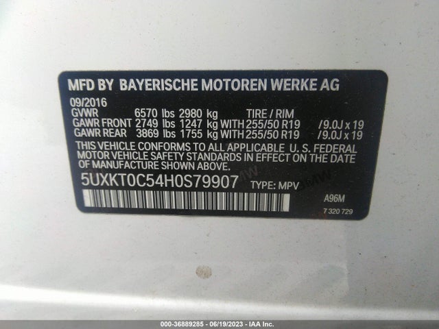 BMW X5 Xdrive40e Iperformance 2017 5UXKT0C54H0S79907 Image 9