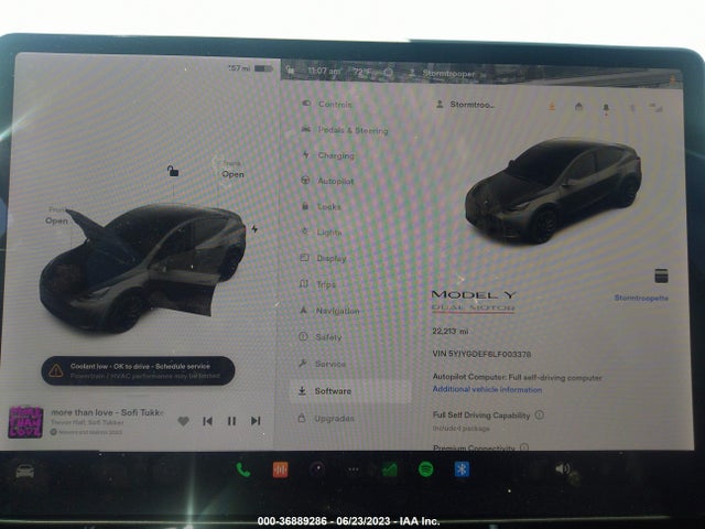 5YJYGDEF6LF003378 Tesla Model Y Long Range/performance