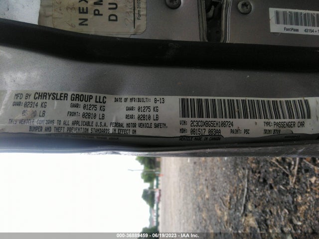 Dodge Charger Se 2014 2C3CDXBG5EH108724 Image 9