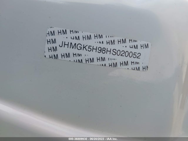 Honda Fit Ex-l 2017 JHMGK5H98HS020052 Image 10