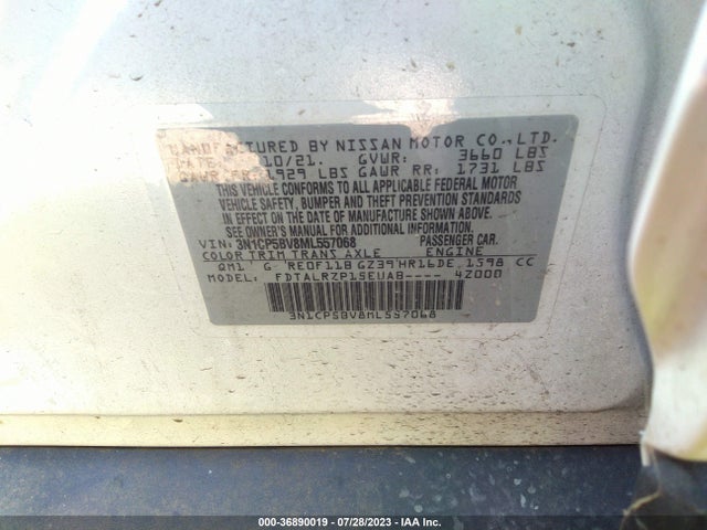 Nissan KICKS S 2021 3N1CP5BV8ML557068 Image 9