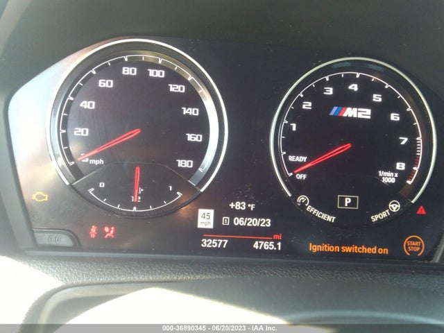 2019 BMW M2, VIN: WBS2U7C52K7D11545