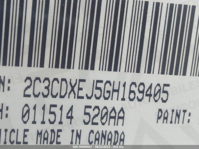 2C3CDXEJ5GH169405 Dodge Charger Srt 392