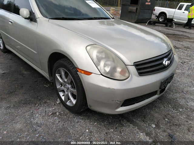 2006 INFINITI G35 SEDAN VIN: JNKCV51F26M606835