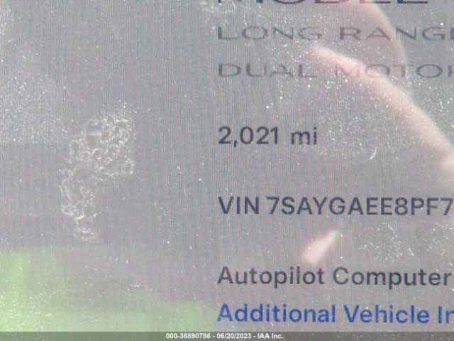 7SAYGAEE8PF763312 Tesla Model Y Long Range