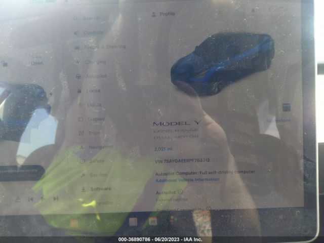 7SAYGAEE8PF763312 Tesla Model Y Long Range
