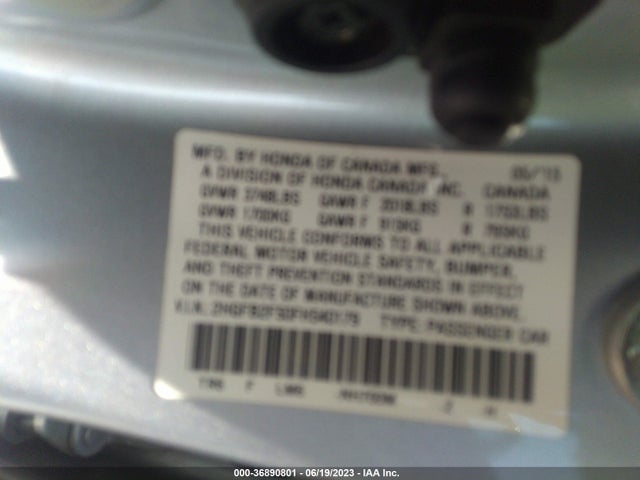 Honda Civic Sedan Lx 2015 2HGFB2F50FH540179 Image 9