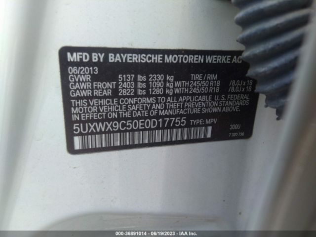 5UXWX9C50E0D17755 BMW X3 Xdrive28i