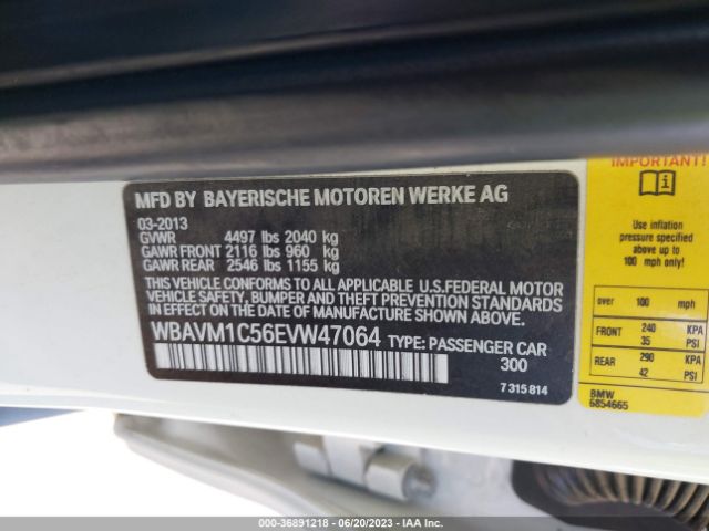WBAVM1C56EVW47064 BMW X1 Sdrive28i