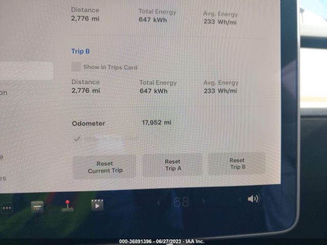 5YJ3E1EA9LF705777 Tesla Model 3 Standard Range