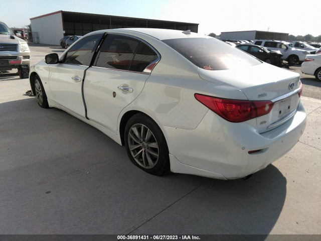 Продажа на аукционе авто 2014 Infiniti Q50 Premium, vin: JN1BV7AR2EM688649, номер лота: 36891431