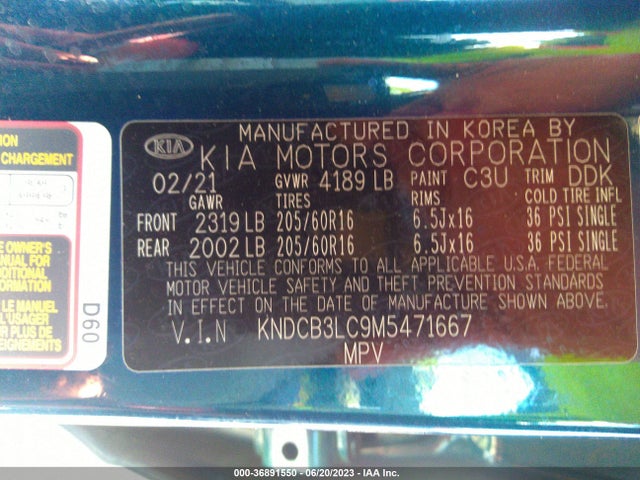 KIA Niro Lxs 2021 KNDCB3LC9M5471667 Image 15