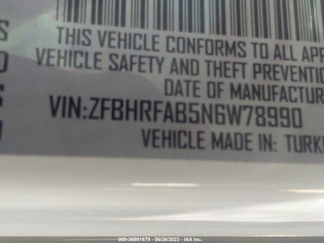 ZFBHRFAB5N6W78990 RAM Promaster City Tradesman