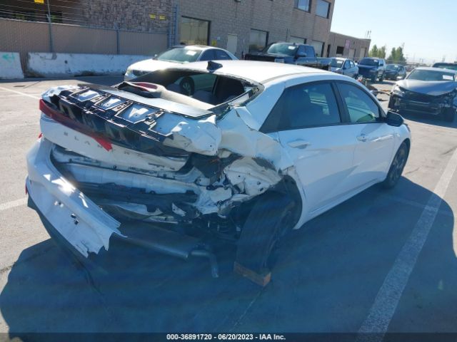 Hyundai Elantra Hybrid Blue 2023 KMHLM4AJ0PU039900 Image 4