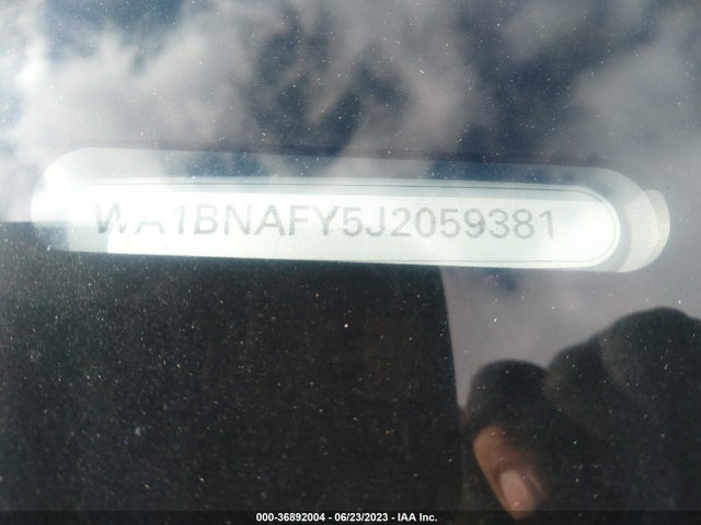WA1BNAFY5J2059381 Audi Q5 Premium Plus