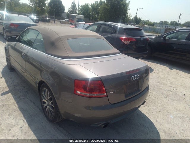 2009 AUDI A4 2.0T VIN: WAUDF48H09K006512
