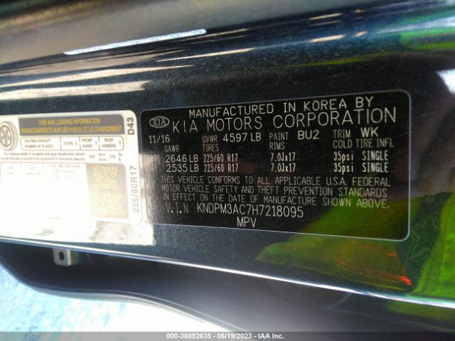 KNDPM3AC7H7218095 KIA Sportage Lx
