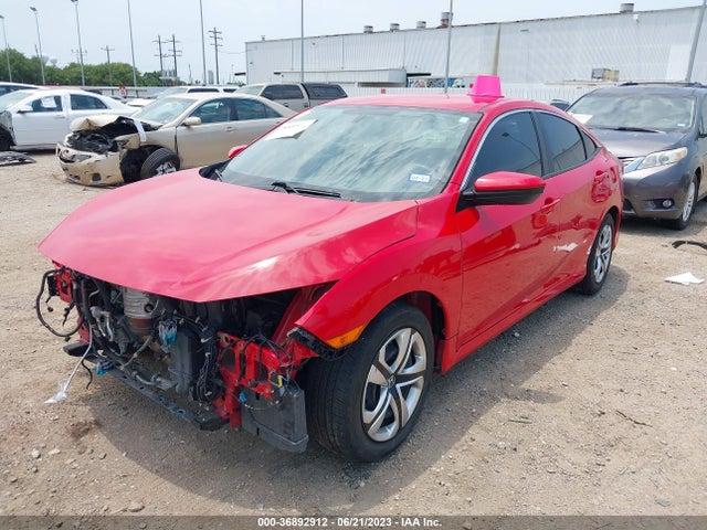 Honda Civic Sedan Lx 2018 2HGFC2F57JH595301 Image 2