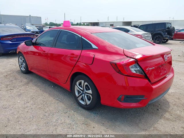 Honda Civic Sedan Lx 2018 2HGFC2F57JH595301 Image 3