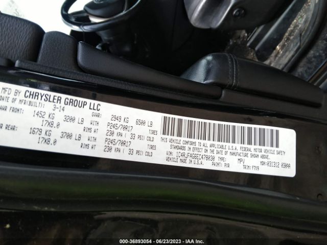1C4RJFAG6EC478030 Jeep Grand Cherokee Laredo