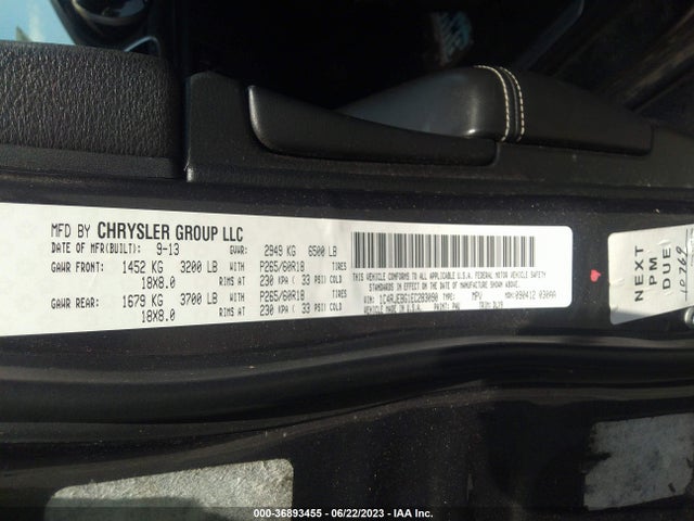 Jeep Grand Cherokee Limited 2014 1C4RJEBG1EC283090 Image 9