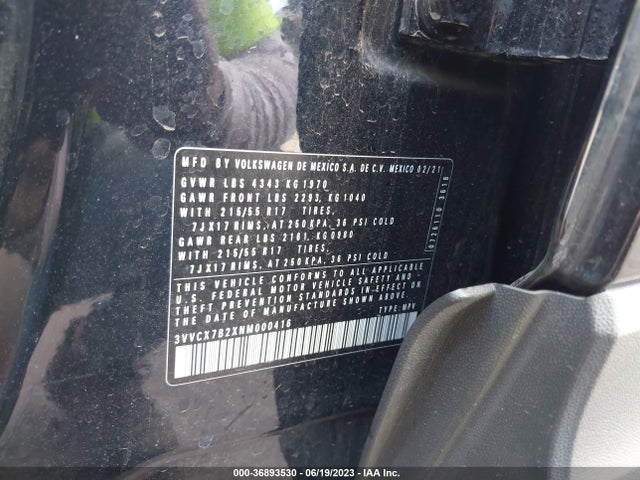 3VVCX7B2XNM000416 Volkswagen TAOS S