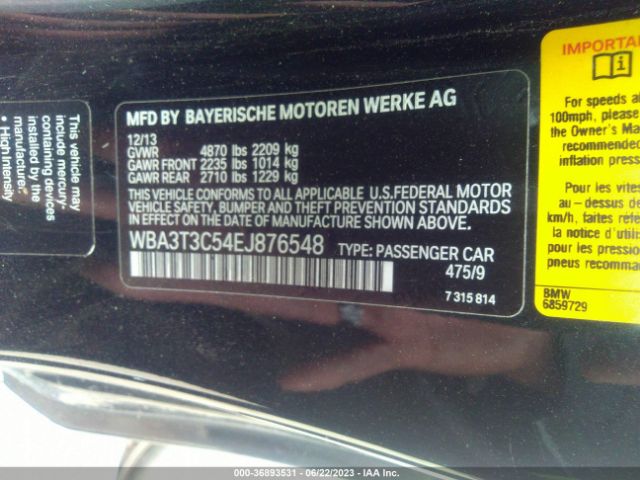 WBA3T3C54EJ876548 BMW 4 Series 435i