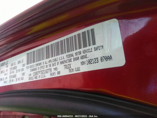 1C6RR7PT5ES162778 RAM 1500 Longhorn