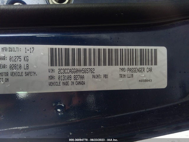 2C3CCAGG0HH565762 Chrysler 300 300s