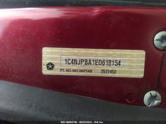 1C4NJPBA1ED618154 Jeep Patriot Sport