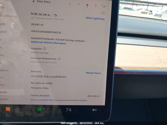 Tesla Model 3 Range 2019 5YJ3E1EA5KF436370 Image 16