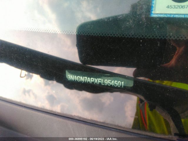 3N1CN7APXFL954501 Nissan Versa S Plus