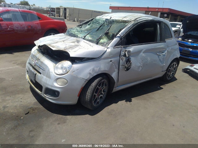 2012 FIAT 500 SPORT VIN: 3C3CFFBR2CT126026