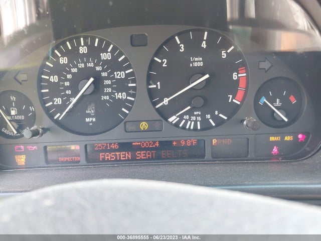 2000 BMW 5 SERIES 540IA VIN: WBADN6345YGM68939