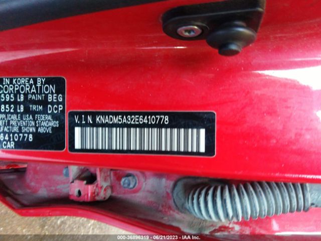 KNADM5A32E6410778 KIA RIO LX