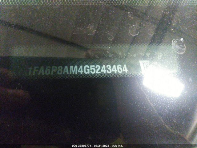 1FA6P8AM4G5243464 Ford Mustang V6