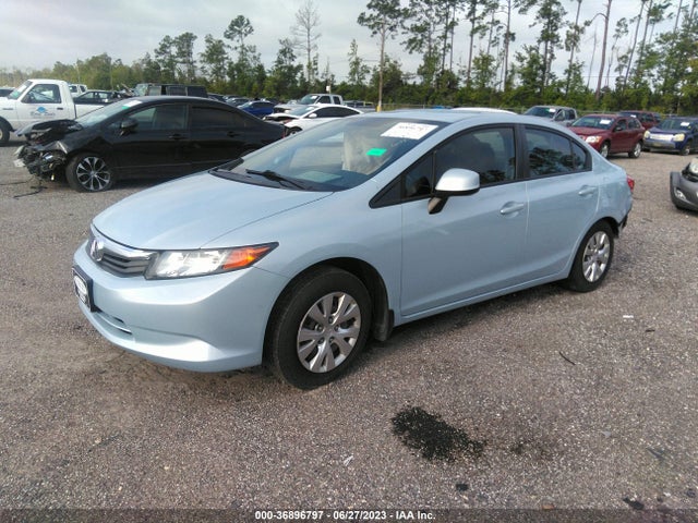 2012 HONDA CIVIC SDN LX VIN: 19XFB2F5XCE046563