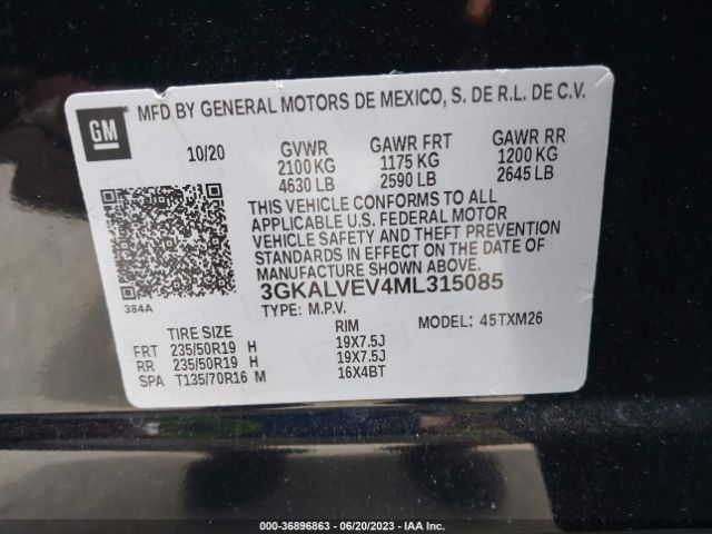 3GKALVEV4ML315085 GMC Terrain Slt