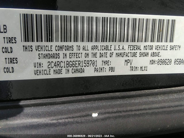 2C4RC1BG6ER159701 Chrysler Town & Country Touring
