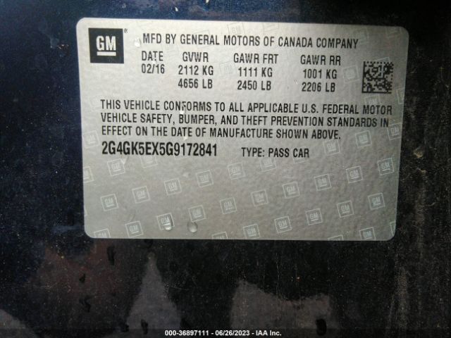 2G4GK5EX5G9172841 Buick Regal