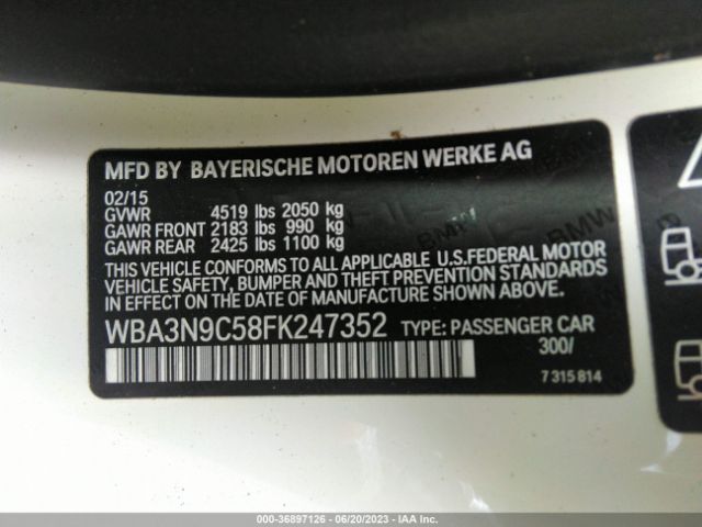 WBA3N9C58FK247352 BMW 4 Series 428i Xdrive