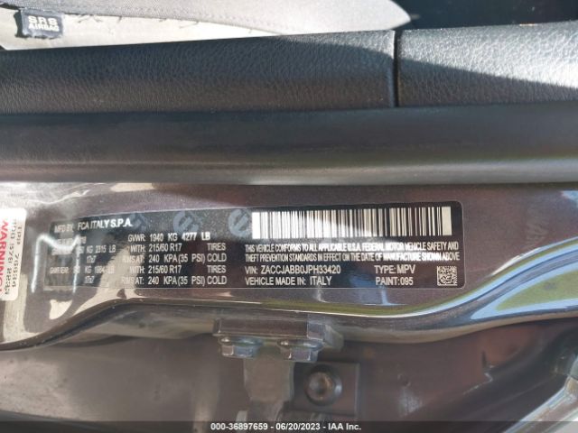 ZACCJABB0JPH33420 Jeep Renegade Latitude