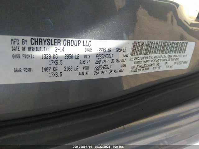 2C4RC1BGXER294101 Chrysler Town & Country Touring